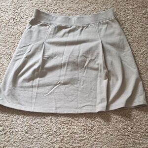 George Cream Skater Skirt